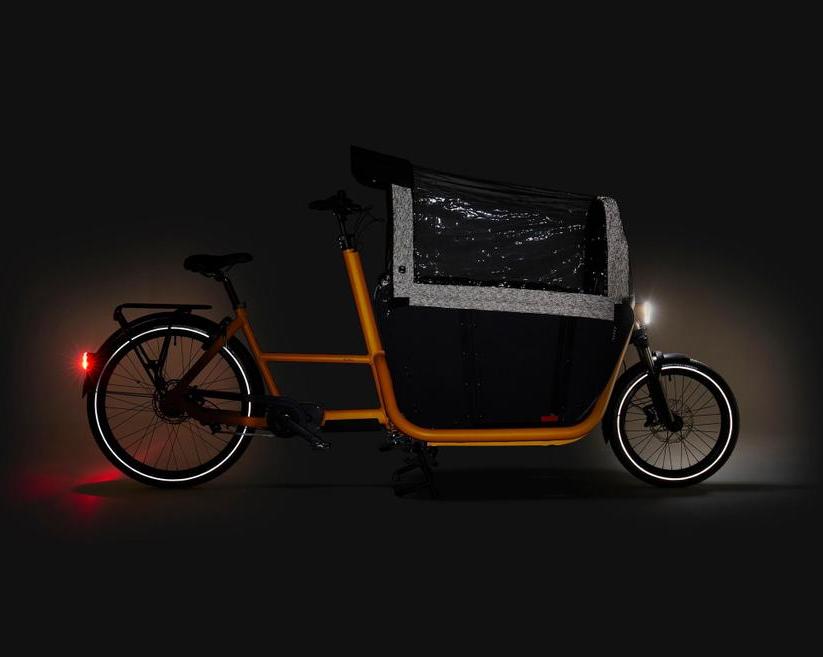 Decathlon представила грузовой электровелосипед Btwin F900E в цвете Sunflower Orange