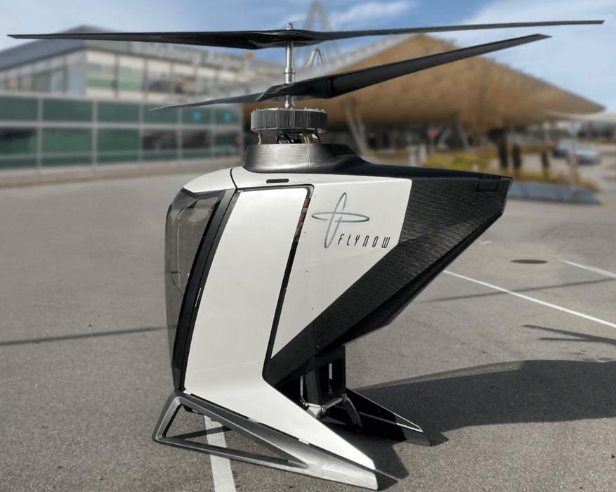 Хайтек среди одноместных летающих такси. eCopter от австрийского стартапа FlyNow Aviation eCopter на электрической трансмиссии